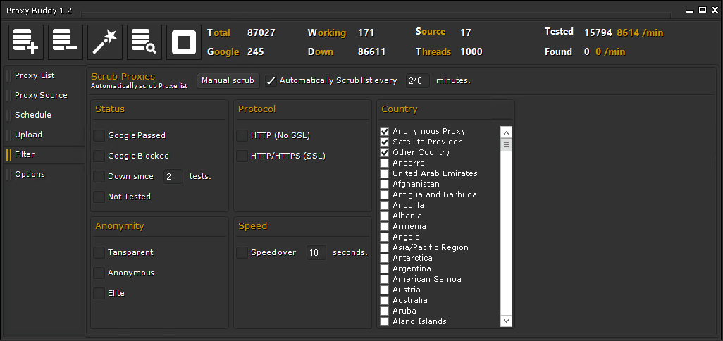 Proxy Buddy - Scrape and test proxies