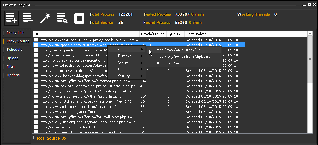 Fast proxy расширение