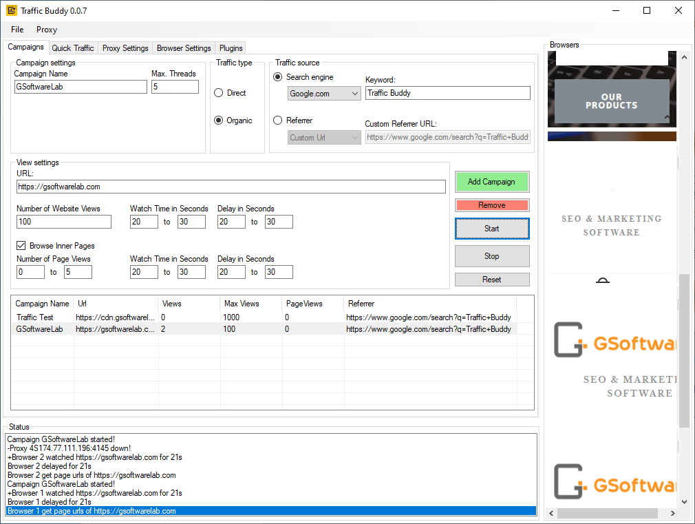 Traffic_Buddy 0.0.7 Traffic Campaign