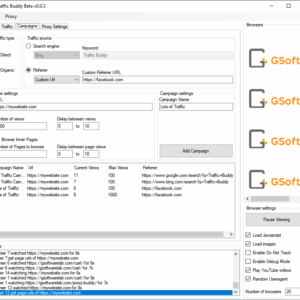 Traffic Buddy - مولد حركة المرور على شبكة الإنترنت