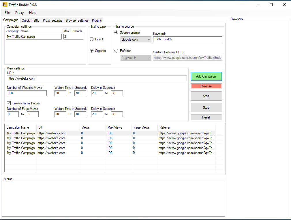 Traffic Buddy Version 0.0.8