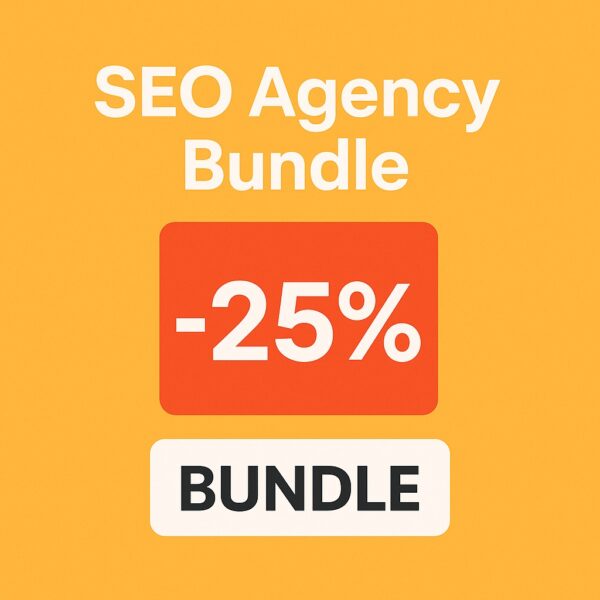 SEOエージェンシーバンドル25% 追加割引