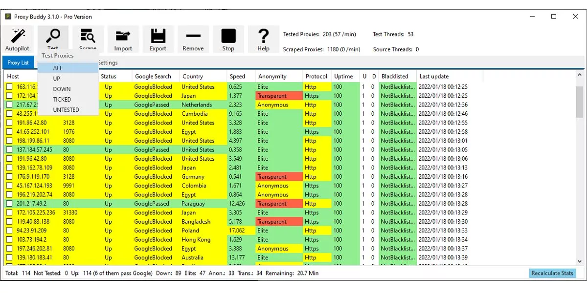 Proxy Buddy Version 3.3.2