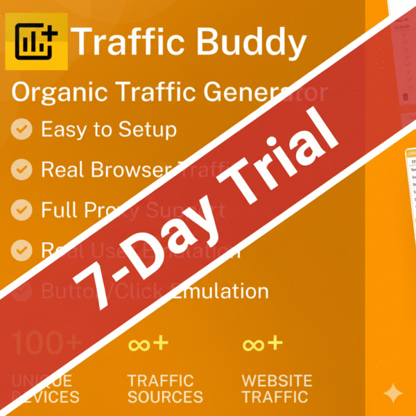 Prova gratuita di 7 giorni del nostro bot del traffico Prova gratuita di 7 giorni del nostro bot del traffico