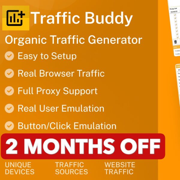 Traffic Buddy Předplatné na 12 měsíců s vypnutím na 2 měsíce